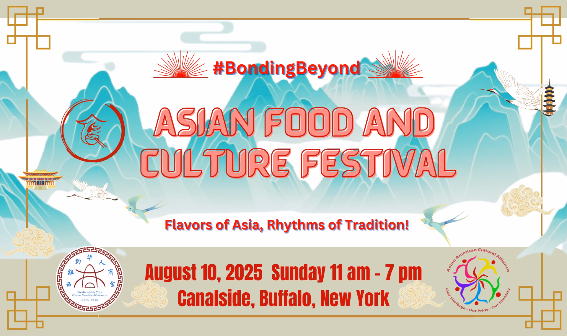 Asian Food and Culture Festival 2025 Banner