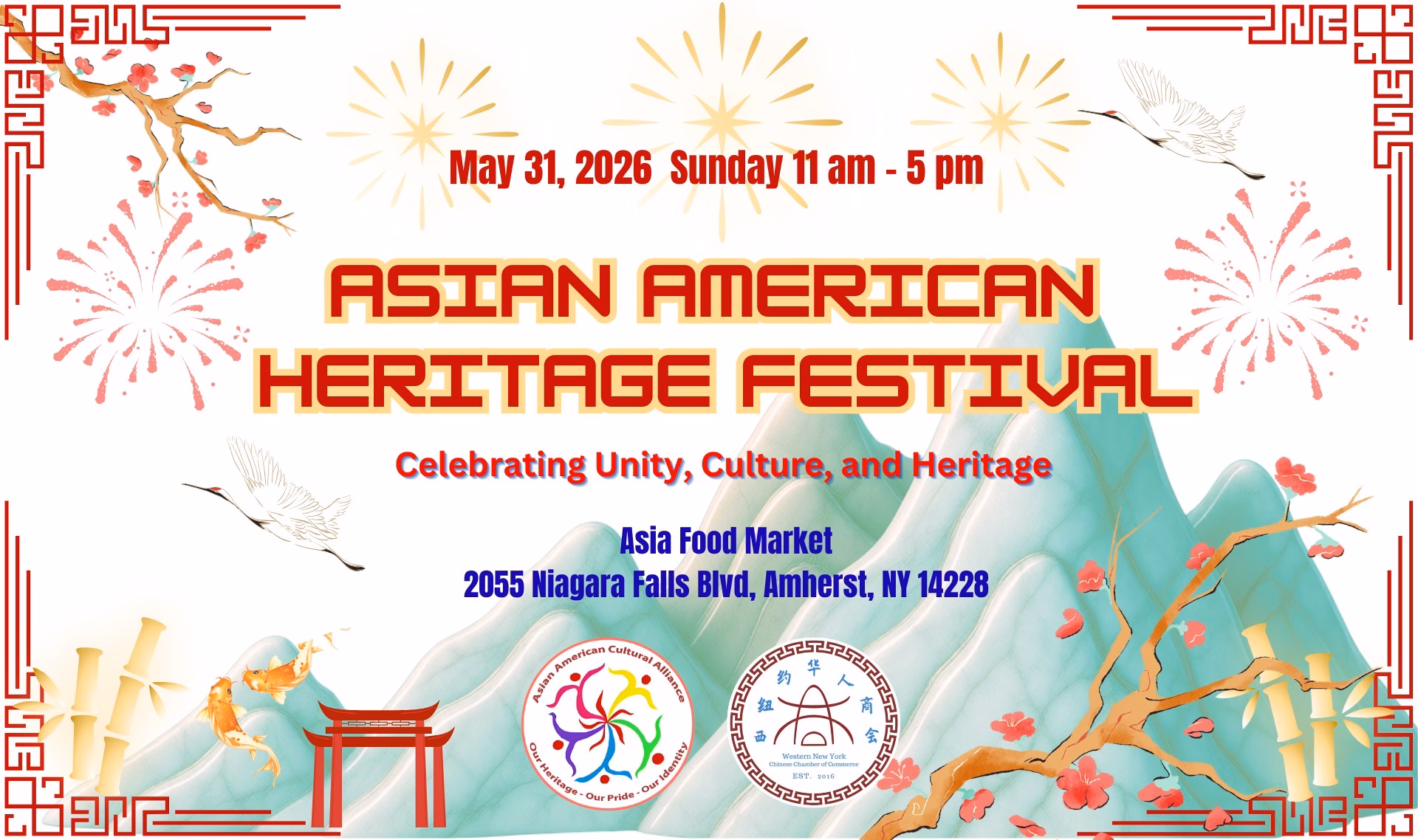2026 - Asian American Heritage Festival Banner