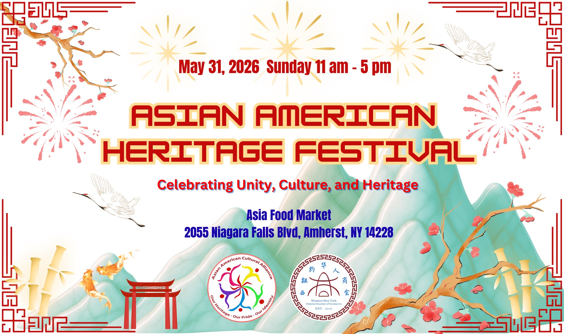 2026 - Asian American Heritage Festival - WNY Chinese Chamber of Commerce
